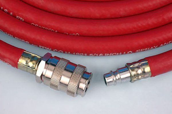 10 Metre Length Air Hose with QD Male and Female Connections-0