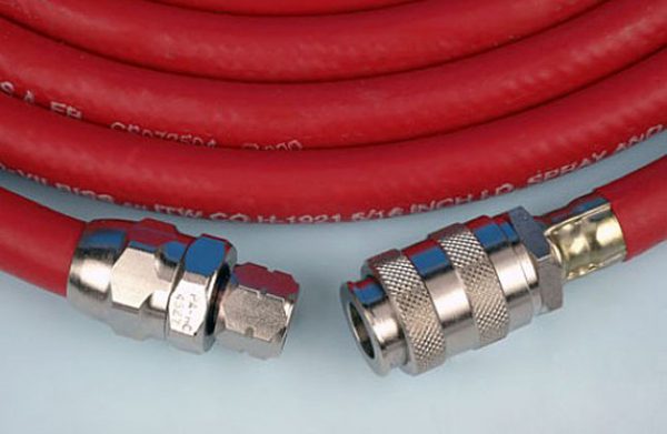 10 Metre Length Air Hose with 1/4BSP Female & QD Connections-0
