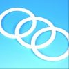 DeVilbiss Suction Cup Lid Tri-Seal Gaskets (Kit of 3)-0