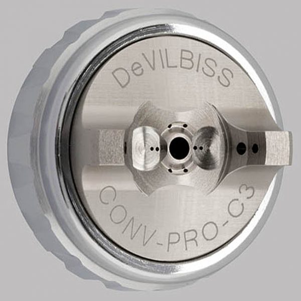 DeVilbiss C3 Air Cap & Retaining Ring for JGA Pro-0