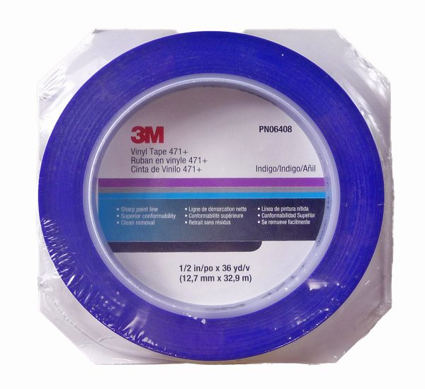 3M Blue Fine Line Masking Tape 12mm x 32.9m Roll-0