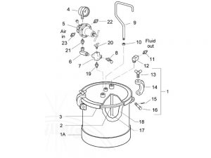 Binks Pressure Feed Tank