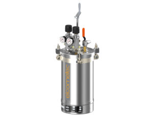 Sagola (Elcometer) P10T Stainless Steel Pressure Pot with Manual Agitator; 10L (2.64 US Gal)