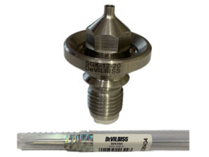 DeVilbiss FLG5 2.0mm Fluid Tip & Needle Set (Gravity Only)