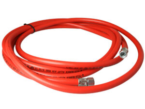 Iwata 5m Rubber Air Hose with 1/4" BSP Female Fittings (8mm Bore)