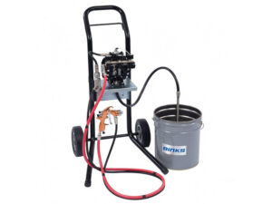 Binks DX70 Cart Mounted Diaphragm Pump with DeVilbiss Advance HD Spray Gun & 7.5M Hose Kit
